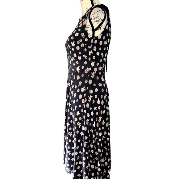 LOFT floral knit midi dress small - Picture 2 of 6
